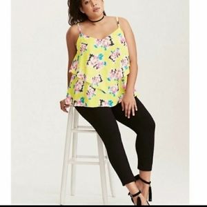 Torrid  Sleeveless Print Blouse  |  Size 0